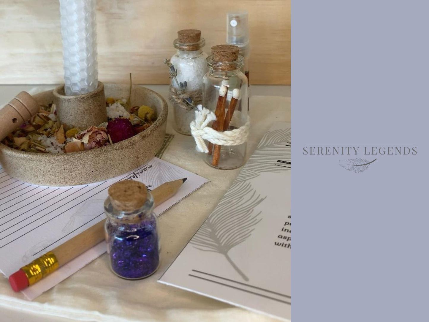 Calm intention Candle Gift Kit